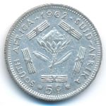South Africa, 5 cents, 1962