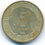 Экваториальная Гвинея, 5 франков (1985 г.)