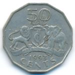 Свазиленд, 50 центов (1993 г.)