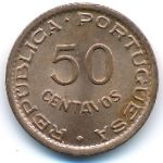 Angola, 50 centavos, 1957