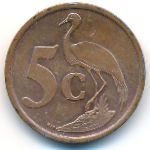 ЮАР, 5 центов (1999 г.)