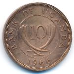 Уганда, 10 центов (1966 г.)