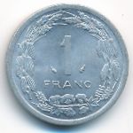 Central African Republic, 1 franc, 1978