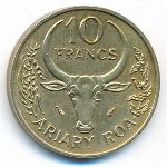 Мадагаскар, 10 франков (1979 г.)
