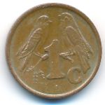 ЮАР, 1 цент (2001 г.)