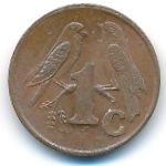 ЮАР, 1 цент (2001 г.)