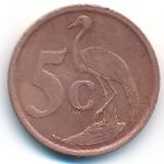 ЮАР, 5 центов (2001 г.)