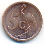 South Africa, 5 cents, 2003