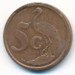 South Africa, 5 cents, 2004