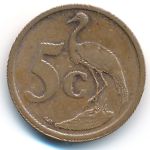 South Africa, 5 cents, 2004