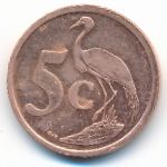 South Africa, 5 cents, 2005