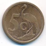 ЮАР, 5 центов (2007 г.)