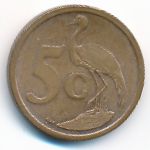 South Africa, 5 cents, 2008
