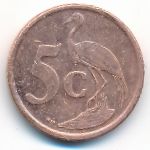 ЮАР, 5 центов (2009 г.)