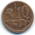 South Africa, 10 cents, 2012