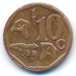 South Africa, 10 cents, 2012