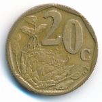ЮАР, 20 центов (2004 г.)