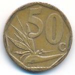 South Africa, 50 cents, 2008