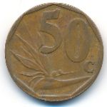 South Africa, 50 cents, 2008