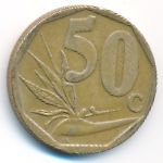 South Africa, 50 cents, 2008