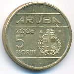 Аруба, 5 флоринов (2005–2006 г.)