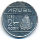 Аруба, 2 1/2 флорина (1986 г.)