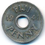 Фиджи, 1 пенни (1941–1945 г.)