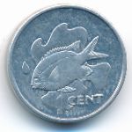 Сейшелы, 1 цент (1977 г.)