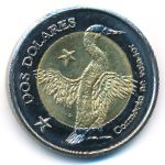 Галапагосские острова., 2 долара (2008 г.)
