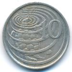 Каймановы острова, 10 центов (1982–1984 г.)