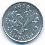 Бермудские острова, 10 центов (1979 г.)