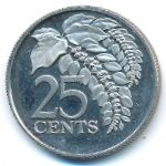 Тринидад и Тобаго, 25 центов (1976 г.)