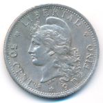 Аргентина, 50 сентаво (1883 г.)