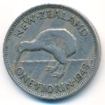 Новая Зеландия, 1 флорин (1948 г.)