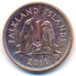 Фолклендские острова, 1 пенни (2011 г.)