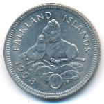 Фолклендские острова, 10 пенсов (1998 г.)