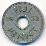 Фиджи, 1 пенни (1952 г.)