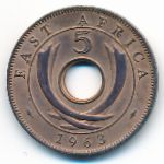 East Africa, 5 cents, 1963