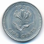 Родезия, 5 центов (1975 г.)