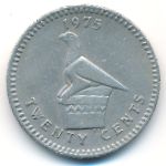 Родезия, 20 центов (1975 г.)