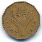 Свазиленд, 1 цент (1974–1979 г.)