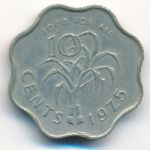 Свазиленд, 10 центов (1975 г.)