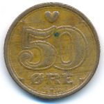 Дания, 50 эре (1989 г.)