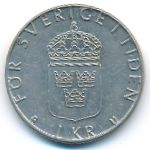 Швеция, 1 крона (1980 г.)
