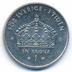 Швеция, 1 крона (2002 г.)