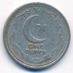Pakistan, 1 rupee, 1949