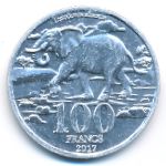 Катанга., 100 франков (2017 г.)