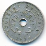 Южная Родезия, 1 пенни (1938 г.)