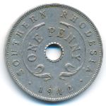 Южная Родезия, 1 пенни (1942 г.)