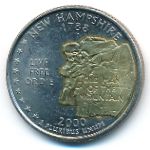 США, 1/4 доллара (2000 г.)